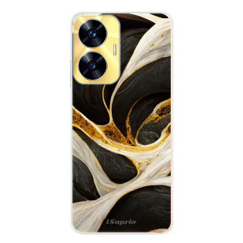 Odolné silikonové pouzdro iSaprio - Black and Gold - Realme C55