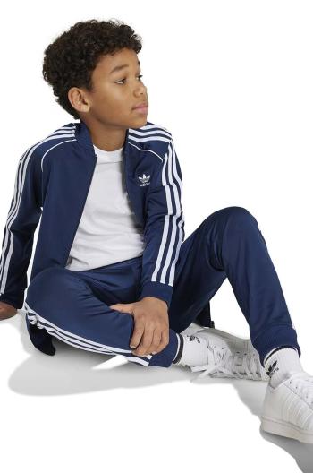 Dětská mikina adidas Originals SST TRACK TOP tmavomodrá barva, s aplikací, IY7455