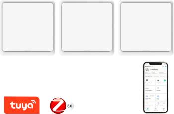 Kapcsoló Immax NEO Smart készlet 3x 1 gombos Zigbee 3.0 kapcsoló