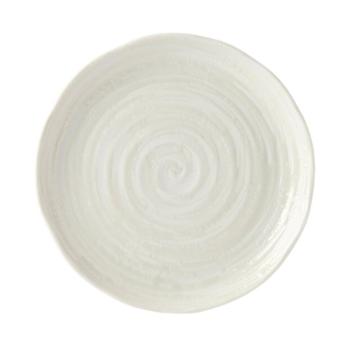 Předkrmový talíř WHITE SPIRAL 21,5 cm, bílá, MIJ