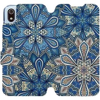 Flipové pouzdro na mobil Xiaomi Redmi 7A - V108P Modré mandala květy (5903226938926)