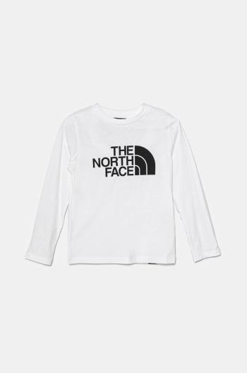 Dětské tričko s dlouhým rukávem The North Face EASL/S TEE bílá barva, NF0A89J2FN41