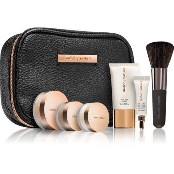 Nude by Nature Complexion Essentials Starter Kit dárková sada pro ženy W2 Ivory