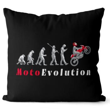 Polštář Moto evolution (Velikost: 40 x 40 cm)