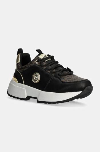 Dětské sneakers boty Michael Kors COSMO LOGO černá barva, MK101037