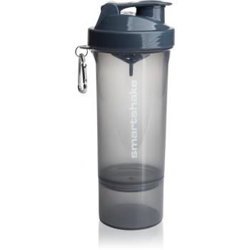 Smartshake Slim sportovní šejkr + zásobník barva Stormy Grey 800 ml