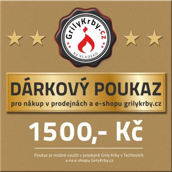 Dárkový poukaz na 1 500 Kč Vladeko