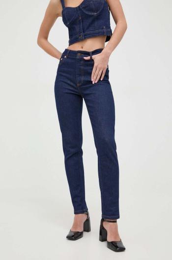 Džíny Moschino Jeans dámské, tmavomodrá barva