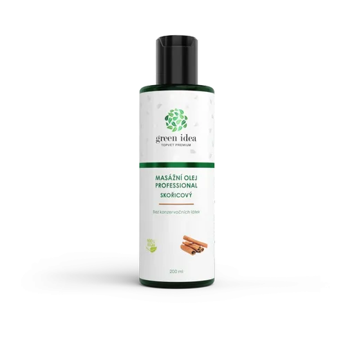 Skořicový masážní olej 200 ml - Green idea