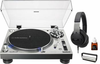 Audio-Technica Bedroom DJ Promo Silver SET Silver DJ Gramofon