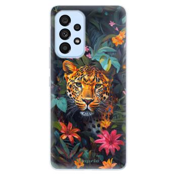 Odolné silikonové pouzdro iSaprio - Flower Jaguar - Samsung Galaxy A53 5G