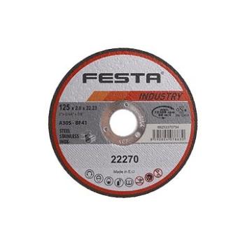 Kotouč řezný kov O 125 x 2 mm, FESTA INDUSTRY (22270)