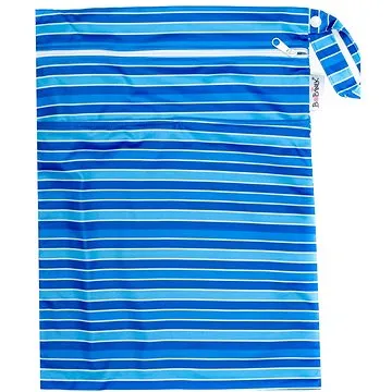 Bobánek Nepromokavá taška normal Modré proužky (34T)