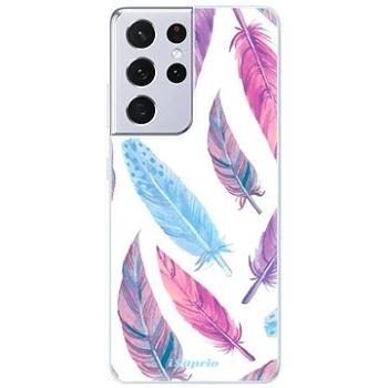 iSaprio Feather Pattern 10 pro Samsung Galaxy S21 Ultra (feather10-TPU3-S21u)