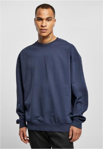 Urban Classics Heavy Terry Garment Dye Crew darkblue - L