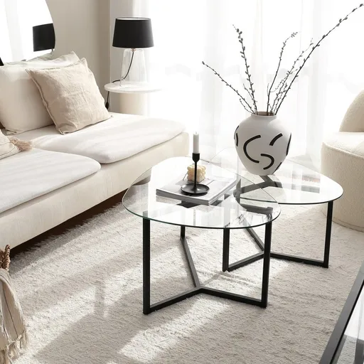 Sada konferenčních stolků Bellisimo - Black