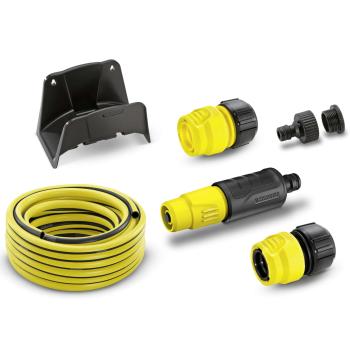 Karcher Tömlőkészlet 1/2&quot; 15 m Tömlőtartóval, Sárga-Fekete