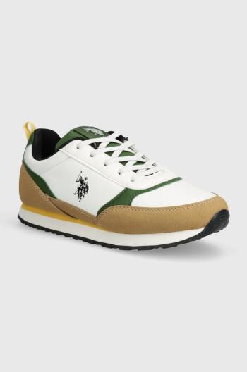 Dětské sneakers boty U.S. Polo Assn. NOBIK013A zelená barva