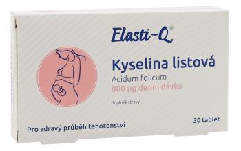 Elasti-Q Kyselina listová 800 60 tablet 1 balení: 1x 30 tablet