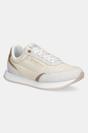 Sneakers boty Tommy Hilfiger ESSENTIAL RUNNER béžová barva, FW0FW08332