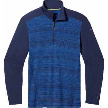 Smartwool M CLASSIC THERMAL MERINO BL 1/4 ZB Pánské triko, modrá, velikost