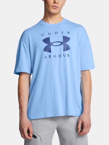 Under Armour UA M HW OS Branded SS Triko Modrá