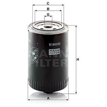 MANN-FILTER W940/20 (W940/20)