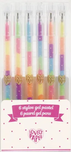 Pastelová gelová pera