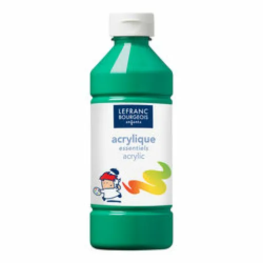 Akrylová barva Lefranc Education 500ml – 533 Light Green