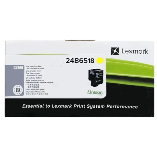 LEXMARK 24B6518 - originální toner, žlutý, 10000 stran