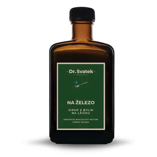 Dr. Svatek Sirup z bylin NA ŽELEZO 250 ml