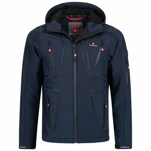 HÖHENHORN SCHILTHORN Pánská softshellová bunda, tmavě modrá, velikost