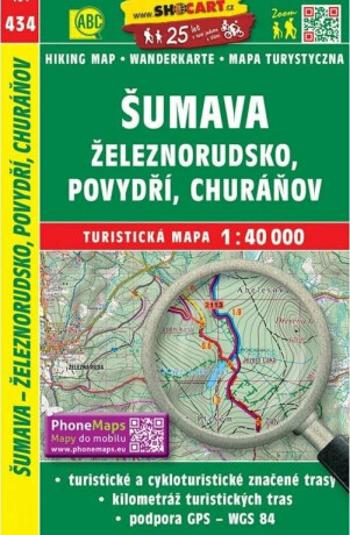 SC 434 Šumava - Železnorudsko, Povydří 1:40 000