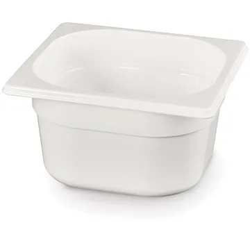 HENDI gn 1/6 - bílý polykarbonát, 176x162x100mm, 1,6 l 862773 (862773)
