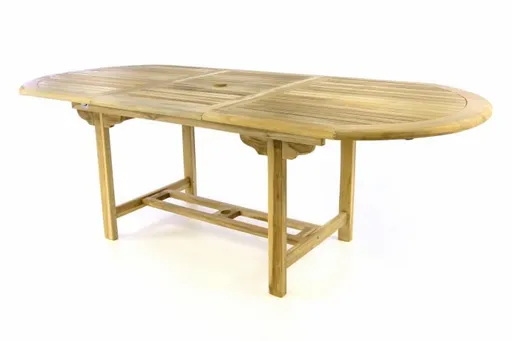 Divero 47273 Zahradní oválný stůl - roztahovatelný - 170/230 cm