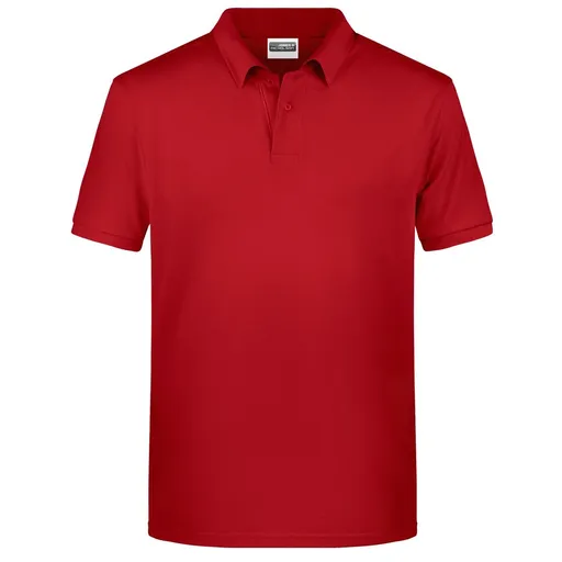 James & Nicholson (Daiber) Pánská polokošile z biobavlny 8010 - Červená | L