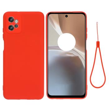 RUBBER Ochranný kryt pre Motorola Moto G32 červený