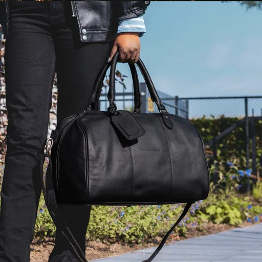 Pánská kožená cestovní taška The Chesterfield Brand Liam - černá