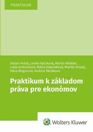 Praktikum k základom práva pre ekonómov - Martin Winkler, Dušan Holub, Lenka Vačoková
