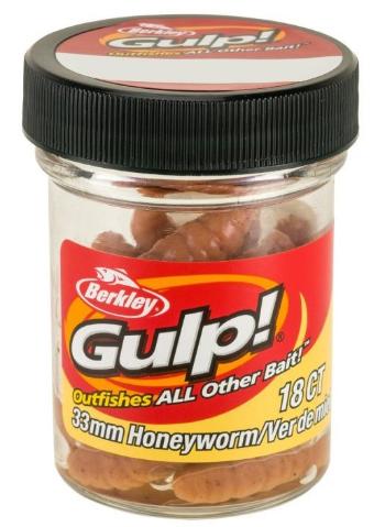 Berkley umělé nástrahy gulp honey worm-natural 3,3 cm