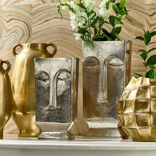 Dekorační váza Golden Head, velká