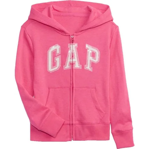 GAP BASIC LOGO Dívčí mikina, růžová, velikost