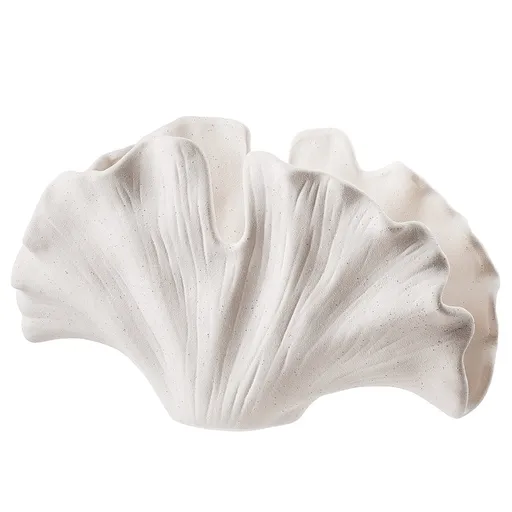 GINKGO Dekorační list - krémová