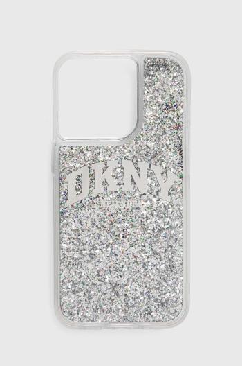 Obal na telefon Dkny iPhone 15 Pro 6.1" černá barva, DKHCP15LLBNAEK