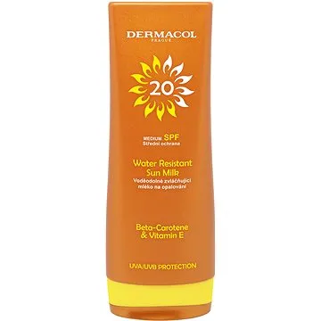 DERMACOL Sun Mléko na opalování SPF 20 flip- top 200 ml (8595003117630)