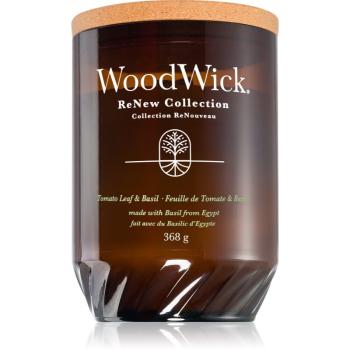 Woodwick Tomato Leaf & Basil vonná svíčka 368 g