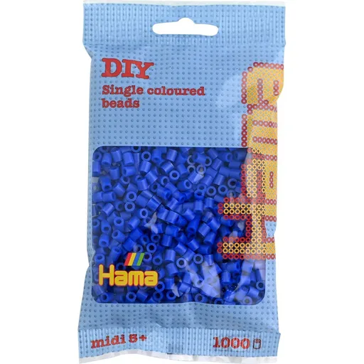 Hama H207-08 Midi korálky modré 1000ks