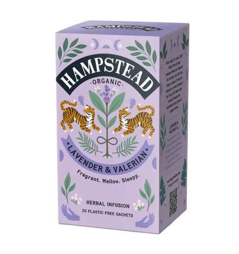 Hampstead Tea BIO Bylinný čaj s levandulí a kozlíkem 20x1 g