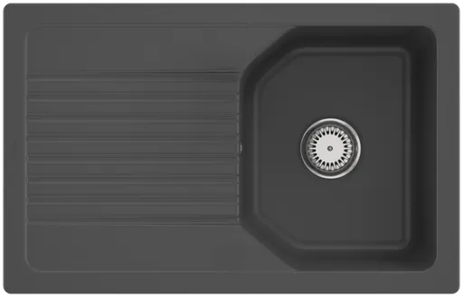 Keramický dřez Villeroy & Boch Linara 45, 338401i4, Graphit 338401i4