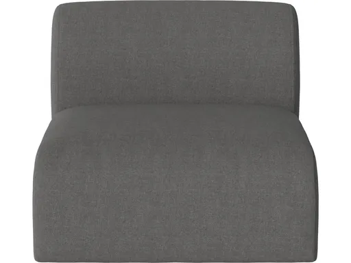 Křeslo Núvol Small Back - Přídavný modul Bolia Varianta: Soil - Smooth weave, Dark Grey